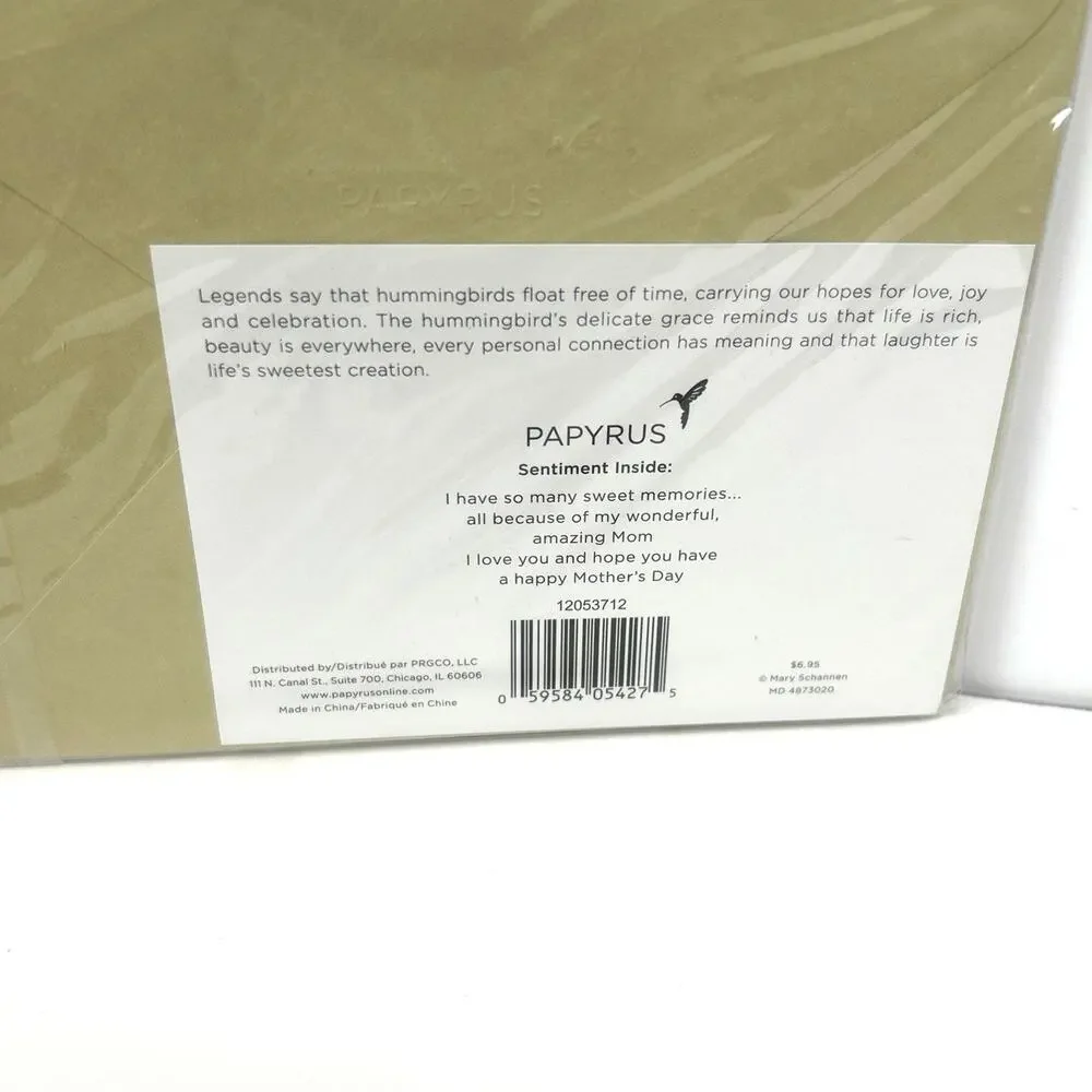 Lot of 7 Papyrus Mother's Day Cards, for Mom, Mommy to be, New Mom 3d NEW